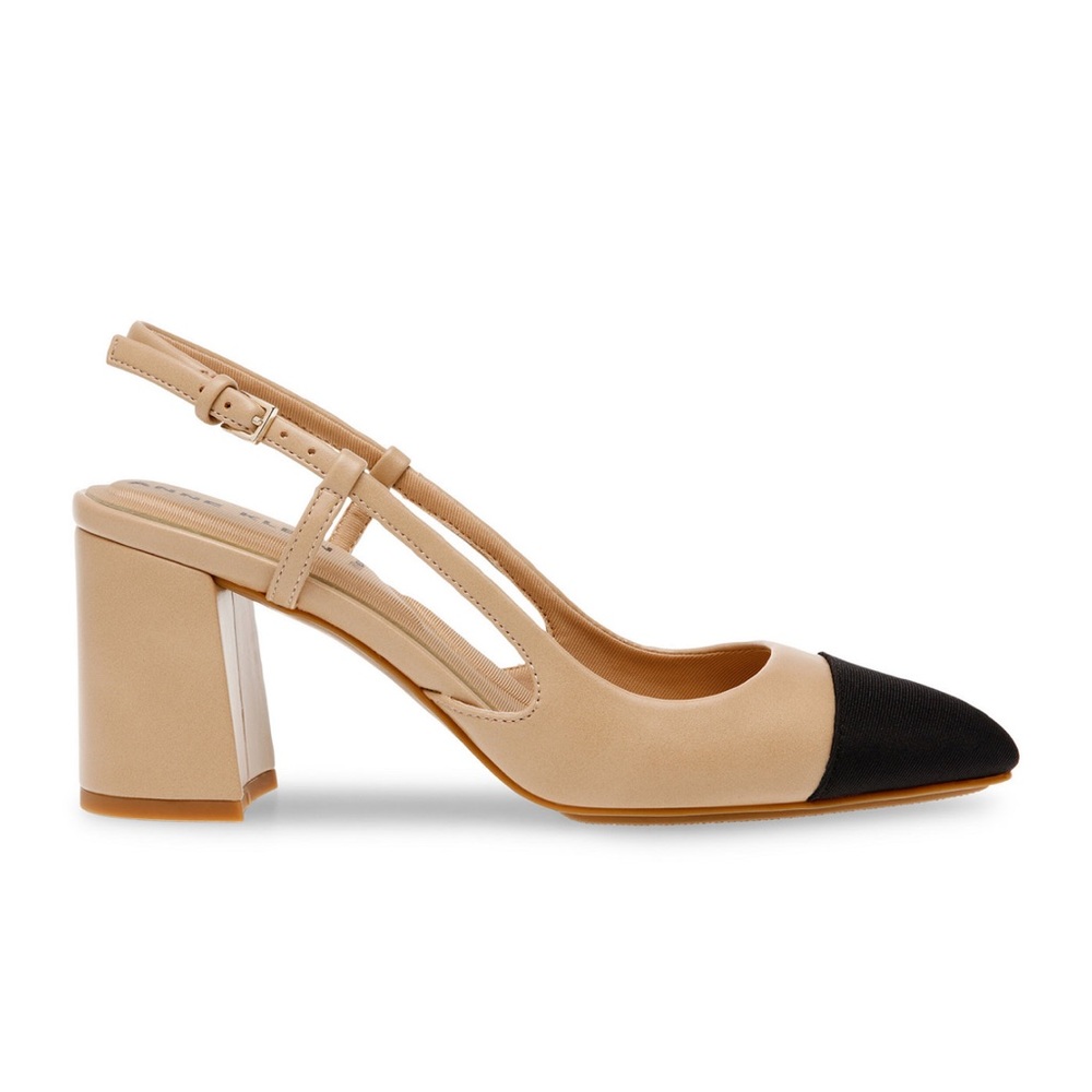 Anne Klein Women's Brooklyn Dress Pump iflex cap toe Chanel lookalike